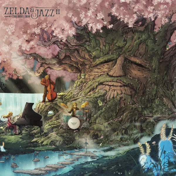 Легенда про Зельду | Zelda & Jazz II Pink & Blue Marbled Vinyl Edition The Deku Trio GameChops V-000083 фото