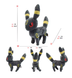 Амбреон "Покемон" | Umbreon Plush Pokemon M-000013 фото 3