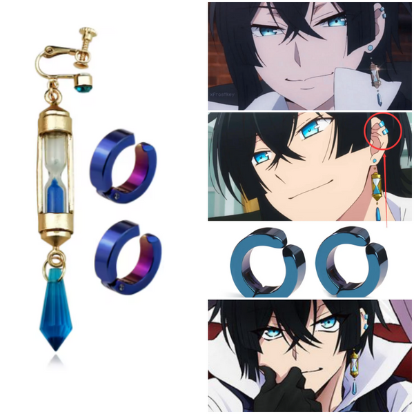 Ванітас "Мемуари Ванітаса" | The Case Study of Vanitas Earrings Cosplay M-000018 фото