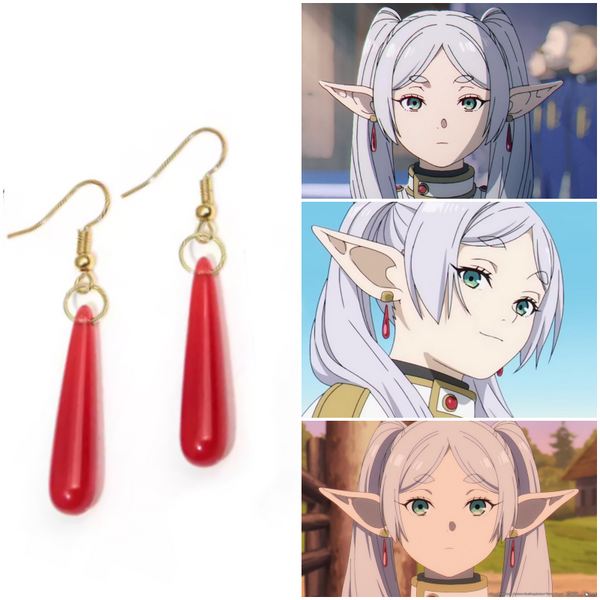 Фрірен "Фрірен: Після кінця подорожі" | Frieren Cosplay Earrings M-000020 фото
