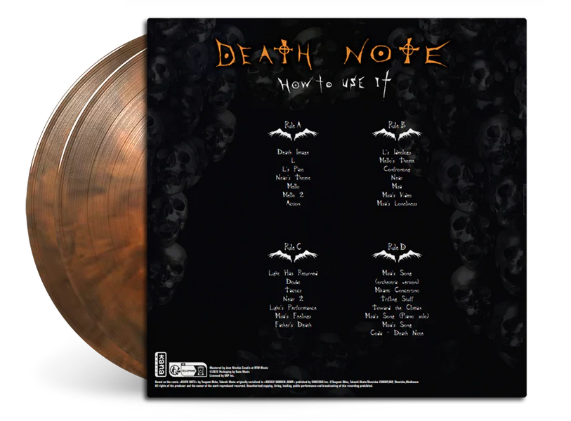Зошит смерті | Death Note Original Soundtrack Vol.3 Vinyl V-000026 фото