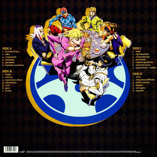 Неймовірні пригоди ДжоДжо | JoJo's Bizarre Adventure: OST Yugo Kanno Golden-Orange Edition V-000006 фото