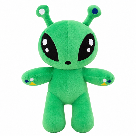 Прибулець | Green Alien Plush M-000031 фото